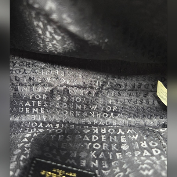 Kate Spade Bay Street Hanna Black Leather Crossbody Purse - Picture 13 of 14